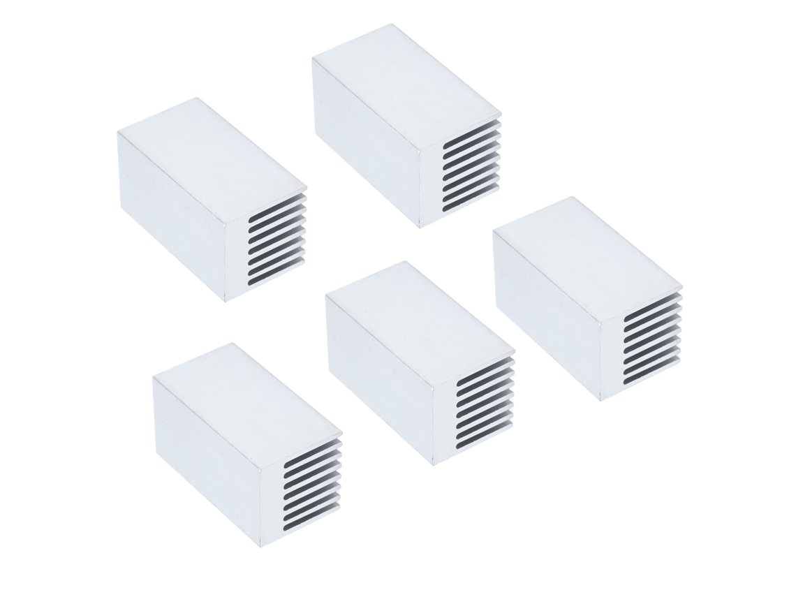 2026as-5pcs Disipador De Calor De Aluminio Oxidación Anódica 51.6x28x28mm Para Módulo De Potencia