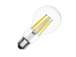 Bombilla de filamento E27 7,3 W 1535 Lm A70 Clase A Sin parpadeo 2700 K Blanco cálido Ledkia
