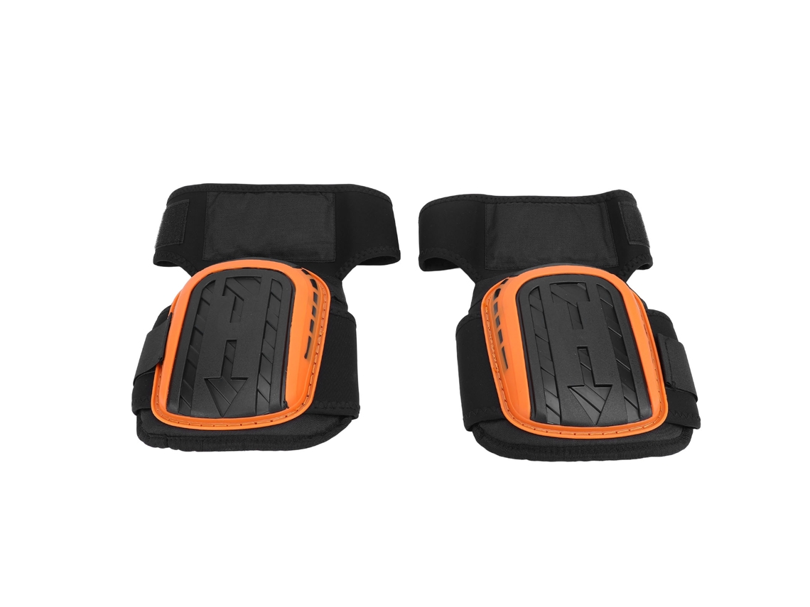 Rodillera Protectora, De Carcasa Rígida, Color Naranja Con Silicona, Para Mantenimiento De Ingeniería Y Trabajos Profesionales.
