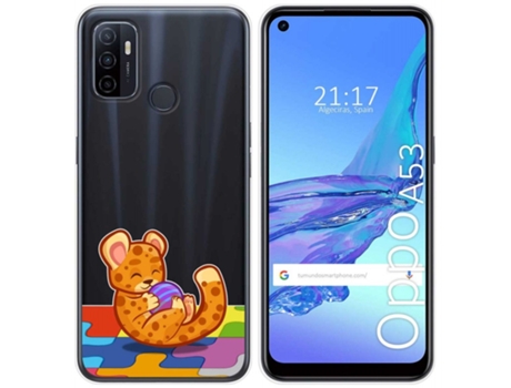 Carcasa Oppo A53 / A53s TUMUNDOSMARTPHONE Dibujos Transparente Multicolor