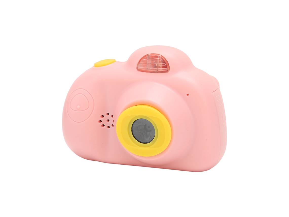 Câmera Selfie Para Crianças 2.4 Polegadas Recarregável Com Cartão De Armazenamento Para Menino Rosa 3-12 Anos