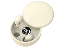 Auriculares YEMAESRE Bluetooth Ergonómicos Invisibles para Agua Beige