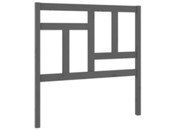 Cabecero de cama 95,5x4x100 cm Pino macizo Gris MAISON EXCLUSIVE