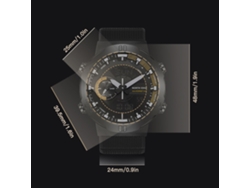 Reloj Deportivo Digital Para Hombre Con Cronómetro, Linterna, Resistencia Al Agua De 50 M (válida En Todo El Mundo) Y Correa De Silicona.