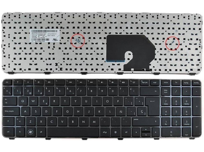 Teclado para Portátil HP Dv7-6000 Marco Brillante