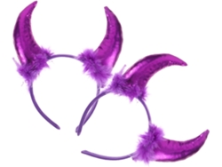 Diadema De 2 Piezas Con Orejas De Pompón Para Niñas Y Niños - Accesorios Para El Cabello