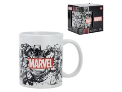 Taza Ceramica Marvel Pattern 325 Ml En Caja Regalo