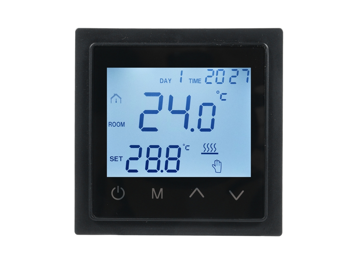 Termostato Digital Inteligente Para Calefacción Eléctrica Con Pantalla Táctil Led, Sensor Ntc, 16 A, Control De Temperatura De 85-265 V