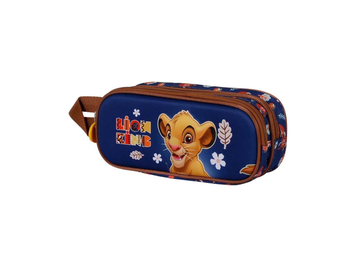 El Rey León Little Face Estuche Portatodo 3D Doble, Azul