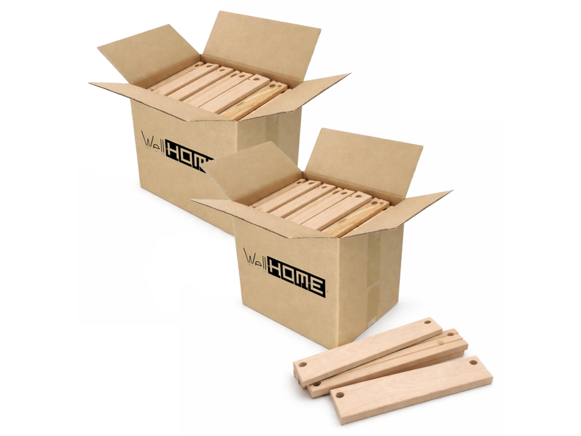 Caja De Leña Madera Haya 30kg (2x15kg) Wellhome