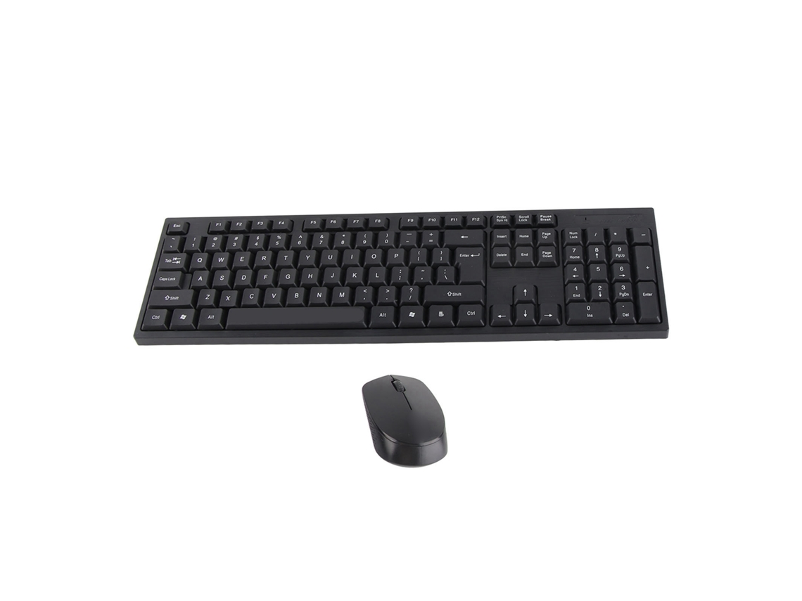 Combo Inalámbrico De Teclado Y Ratón 2.4g, 1600 Dpi, Ergonómico Y Portátil Para Ordenadores De Sobremesa Y Portátiles.