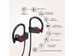 2026-auriculares Bluetooth Intrauditivos Impermeables Ipx4 Deportivos Ligeros Con Sonido De Alta Fidelidad Y Batería De Larga Duración