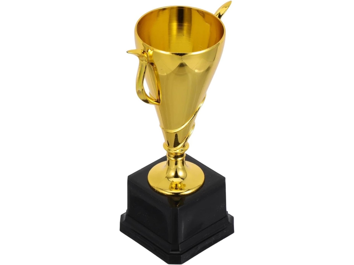 Trofeo deportivo ligero de plástico dorado