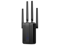 Repetidor WiFi de 1200 Mbps, banda dual, 2,4 GHz/5,0 GHz, amplificador de señal WiFi inalámbrico, color negro, Digitallab