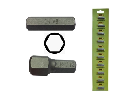 M8 Puenta Allen Hexagonal de 6mm, Cromada JBM