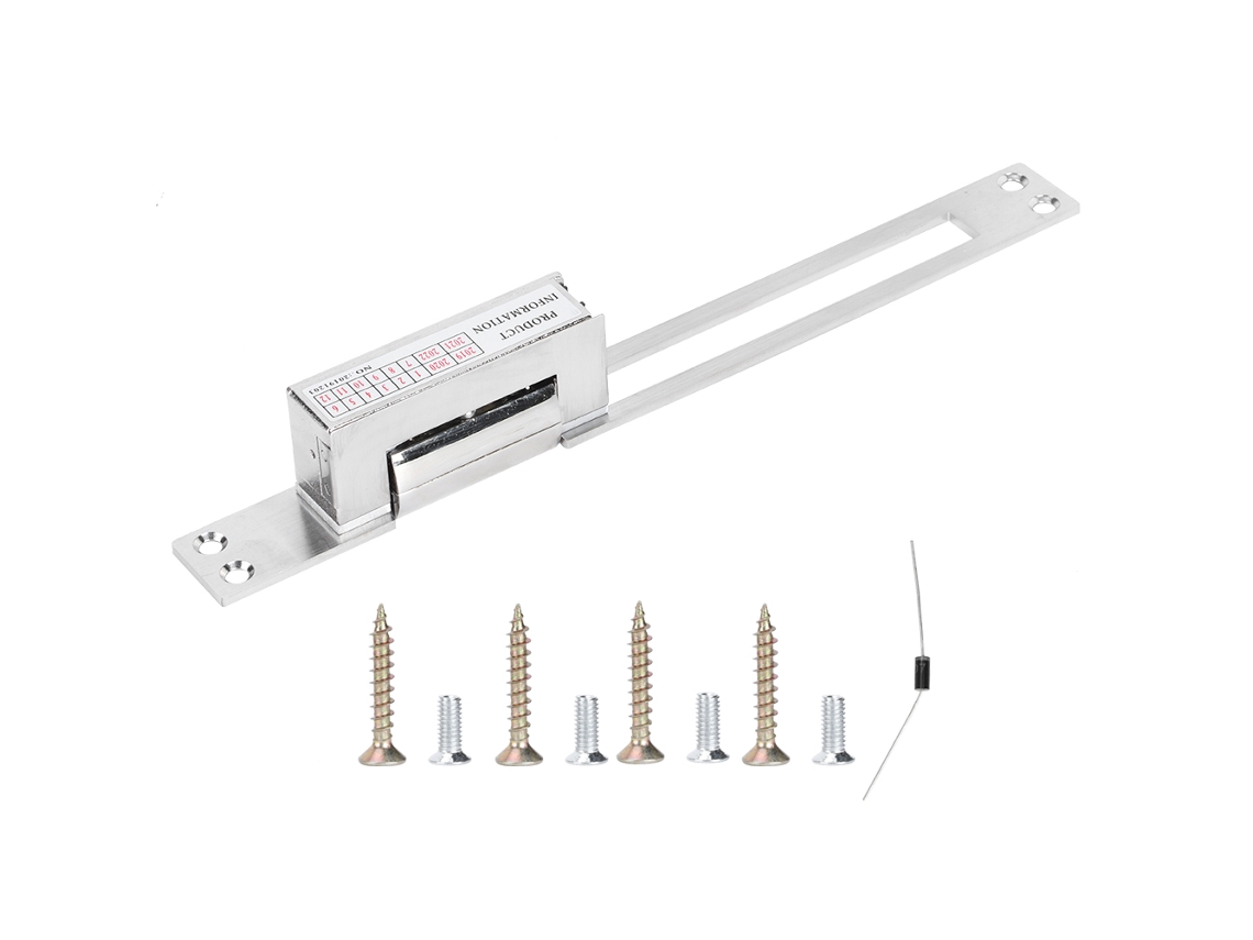 Cerradura Eléctrica De Cátodo De Acero Inoxidable De 12 V Para Seguridad Residencial Y Comercial.