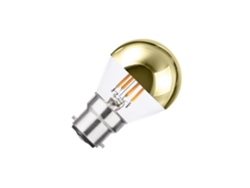 Bombilla LED de filamento B22 4w 400 lm G45 Gold Reflect sin parpadeo 2200k LED súper cálido