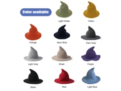 Sombrero Mágico De Lana De Bruja Para Disfraces De Cosplay De Mujer Y Accesorios Para Fiestas.