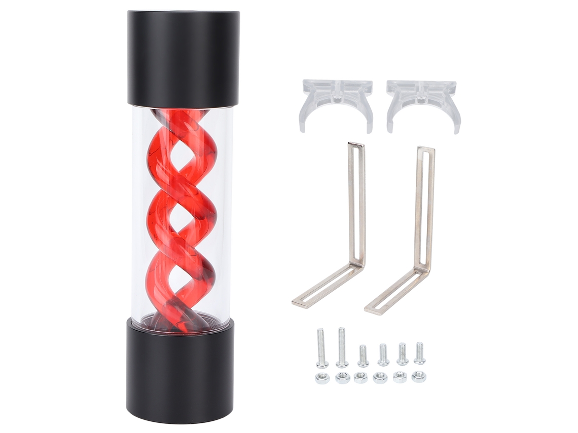 Depósito De Enfriamiento De Agua Para Pc Cilíndrico De Acrílico De 200 Mm Con 4 Agujeros Y Rosca G1/4 (reservoir Water Cooling)