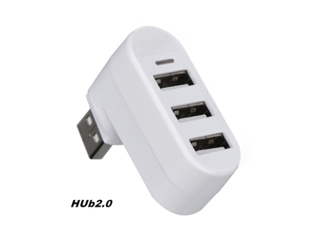 Adaptador USB Hub 2.0 3.0 Girar Divisor de lector de disco U de alta velocidad para computadora PC Accesorios para computadora portátil