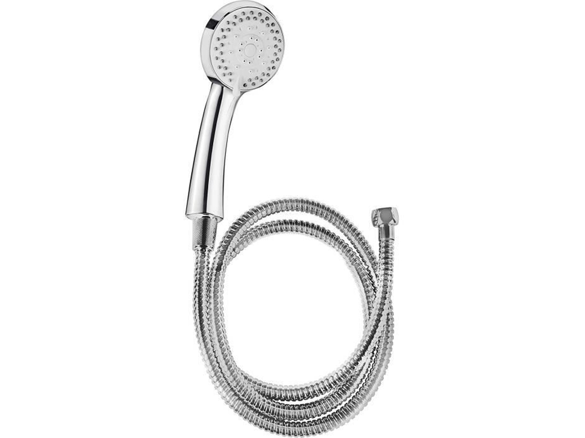 Kit De Ducha Cornat Tecb3431 Cromado Diámetro 80 Mm Anticalcáreo