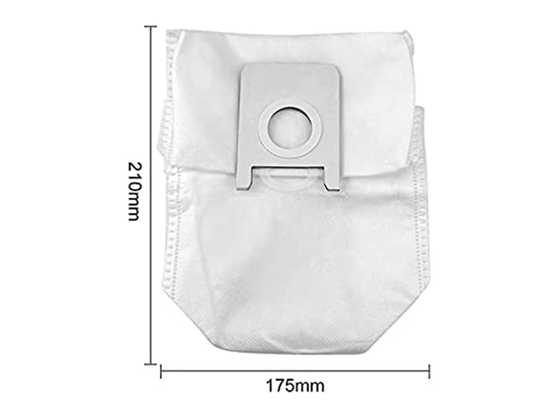 Pacote com 15 saco de aspirador com escova, para peças de aspirador de pó roidmi eve plus