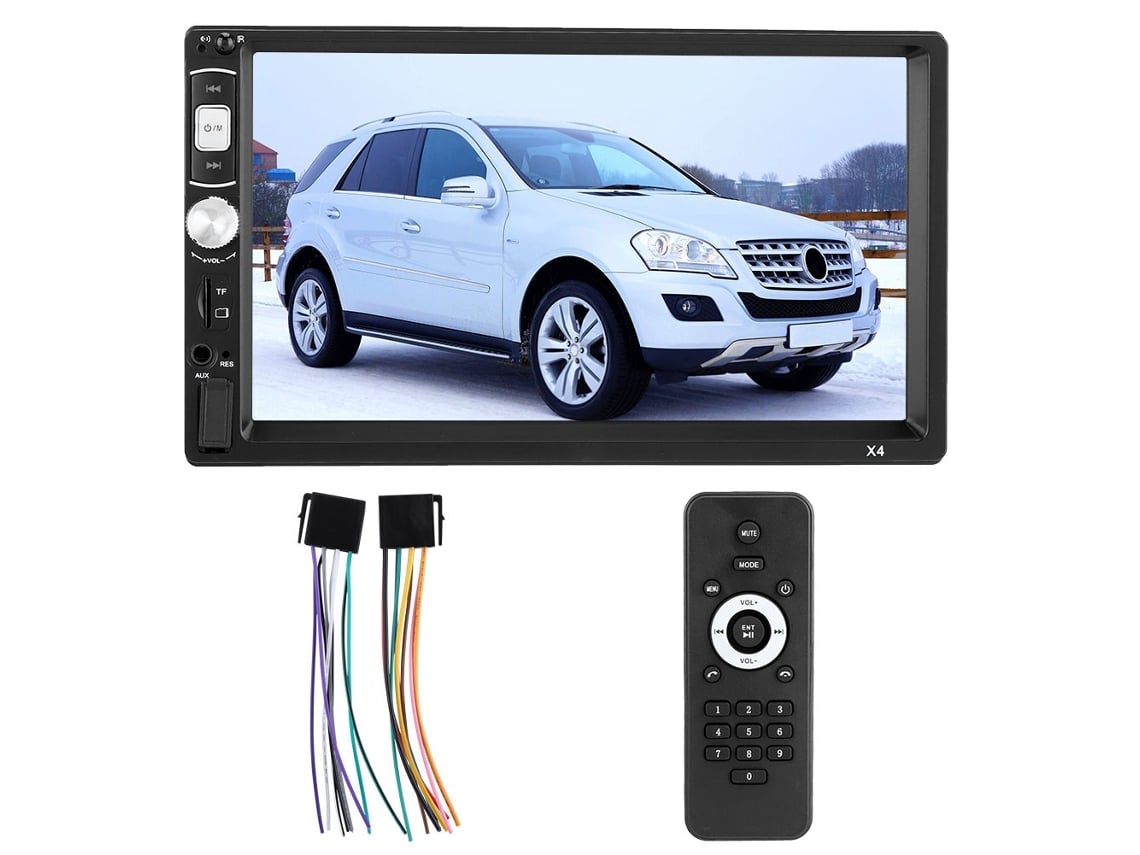 Radio Para Coche Con Pantalla Táctica De 7", Reproductor Mp5 De 2 Din, Bluetooth, Fm, Usb, Tf, Tda7388, 60 W*4
