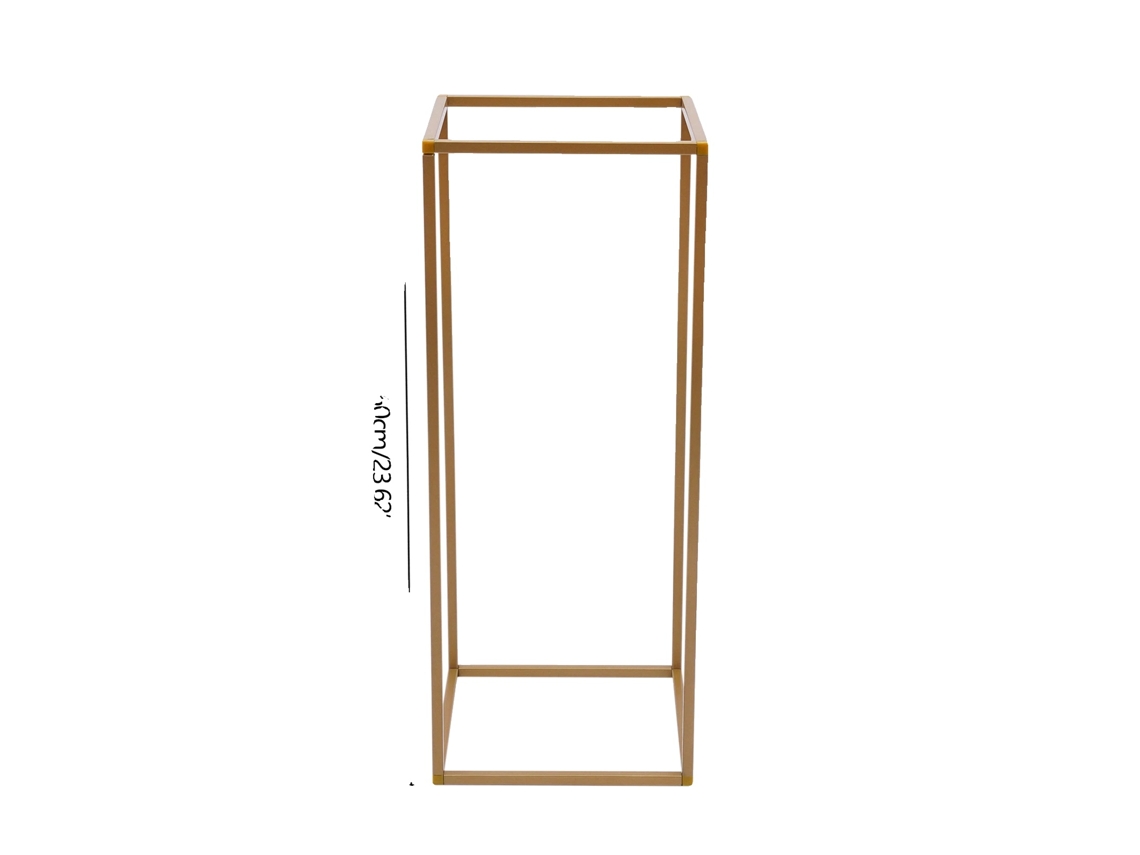 Soporte para flores, paquete de 10, fácil montaje, OEM dorado