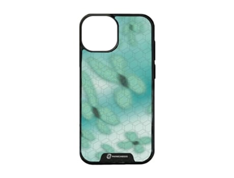 Funda Móvil Oficial Protector para iPhone 15 PHONECASES3D Piel Sintética Negro