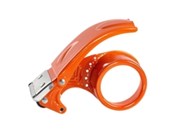 Dispensador de cinta industrial ergonómico y duradero para sellar cajas de cartón y embalajes, compatible con cortadoras GOKOCO.