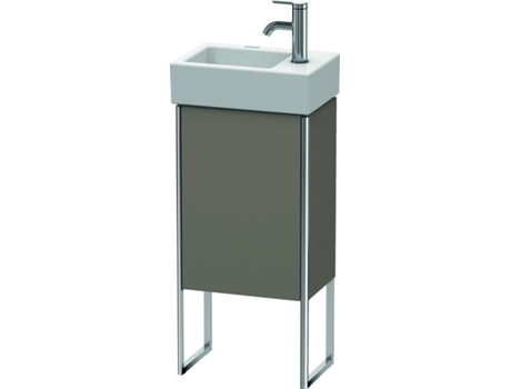 DURAVIT XSquare Vanity unit vertical 36.4x24.0 cm, 1 puerta, colgado a la izquierda, 1 estante de vidrio, para el lavabo Vero Air 072438