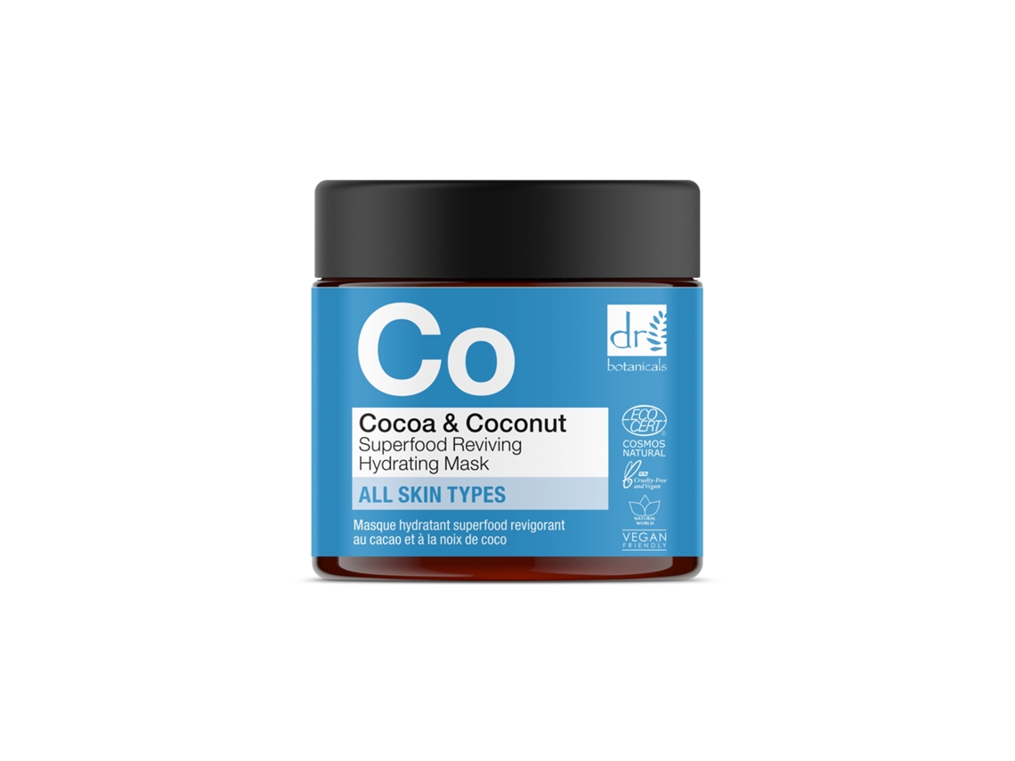 Mascarilla Revitalizante Hidratante de Cacao y Coco 2 - 60 ml DR BOTANICALS
