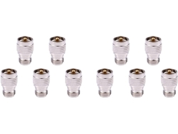 Adaptador Coaxial Rf Uhf Macho Pl259 M/f Para Diestros (10 Unidades)