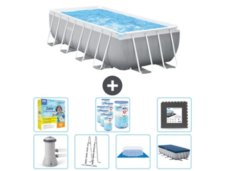 Piscina Tubular INTEX 26792GN-CB49 (10874 L - 244x107cm)