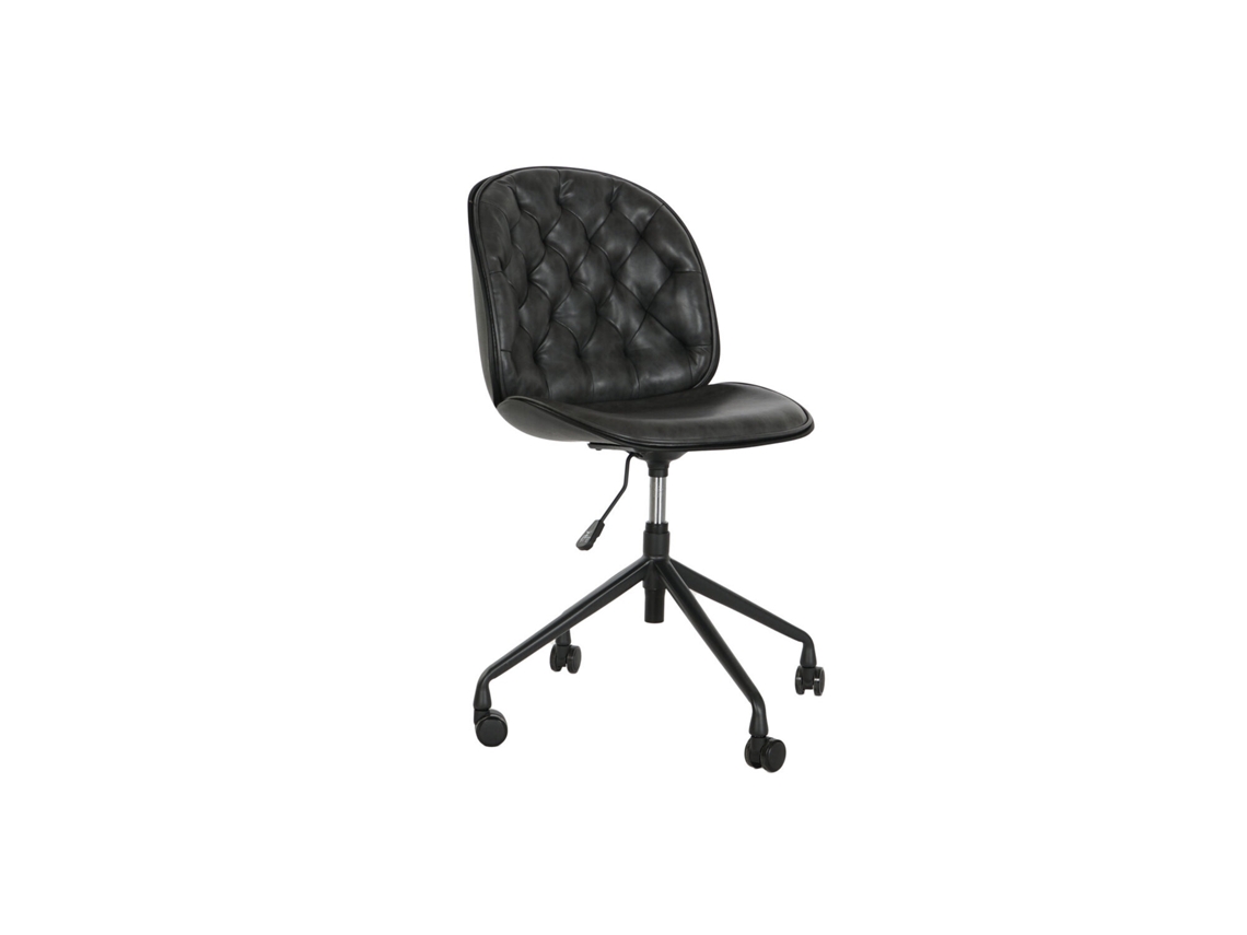Silla Pp Metal 89 Ruedas Negro 47,5x57,5x83cm