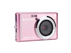 Cámara digital compacta rosa Realishot DC5500 de 24 MP de Agfaphoto