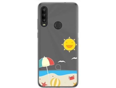 Carcasa Alcatel 1SE 2020 TUMUNDOSMARTPHONE Dibujos Transparente Multicolor