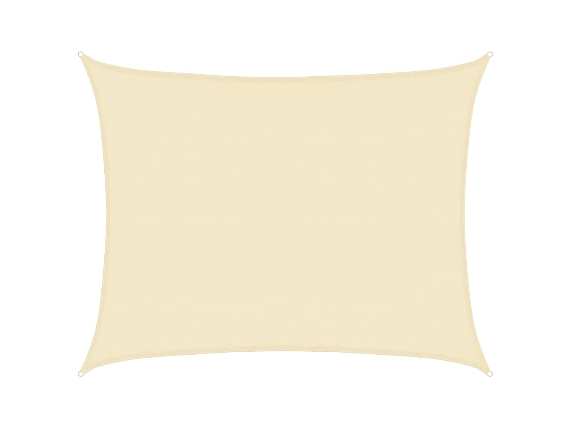Toldo de vela VIDAXL Crema (6x8 m)