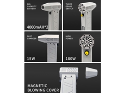 Ventilador de conducto portátil de alta potencia de 140000 rpm