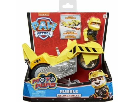 Figuras de Acción THE PAW PATROL Vehículo Ruben Moto Pups Playset De fricción (Edad Mínima Recomendada: 3 años)