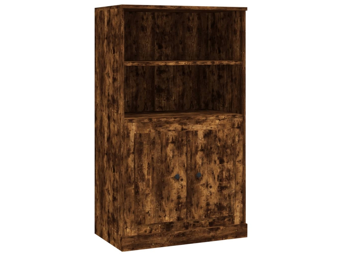Armario alto MAISON EXCLUSIVE en derivados de madera ahumados (60x35,5x103,5 cm)