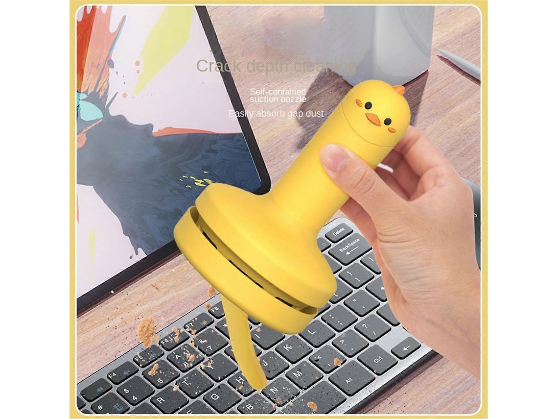 Mini aspiradora de escritorio con cepillo de limpieza, recargable por USB B Nostalgia88