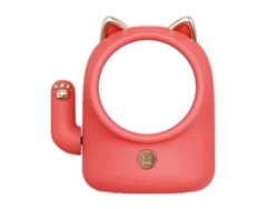 Lámpara de noche con intensidad ajustable para mujeres, niños y bebés; modelo Gato de la Suerte rojo de Rosewell.