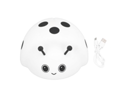 Lámpara de noche infantil de silicona 2026 con carga USB recargable, lámpara de mesa con diseño de dibujos animados para dormitorio y hogar.