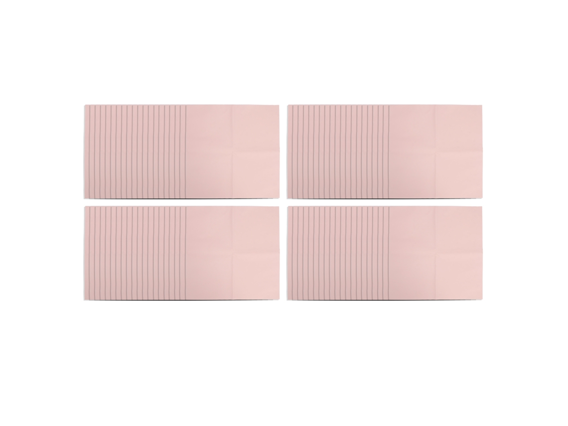 Papel de regalo rosa, 80 hojas, 50x50cm, para fiestas