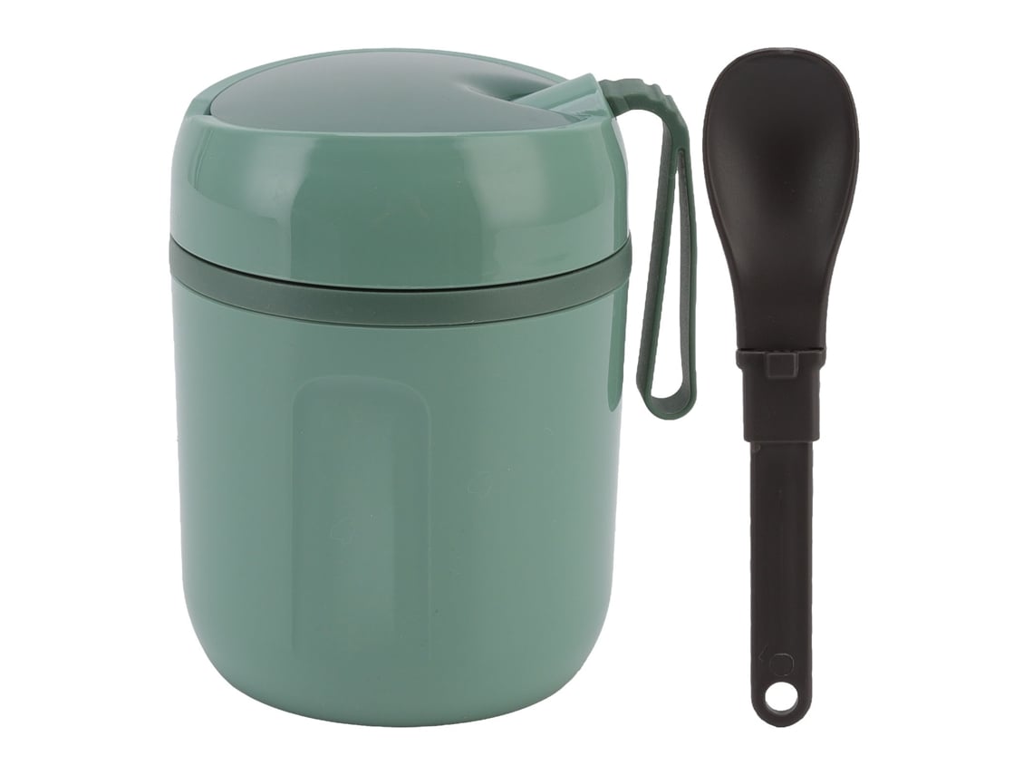 JILLIOPER Frasco térmico doble capa acero inoxidable para sopa, 480 ml - Verde