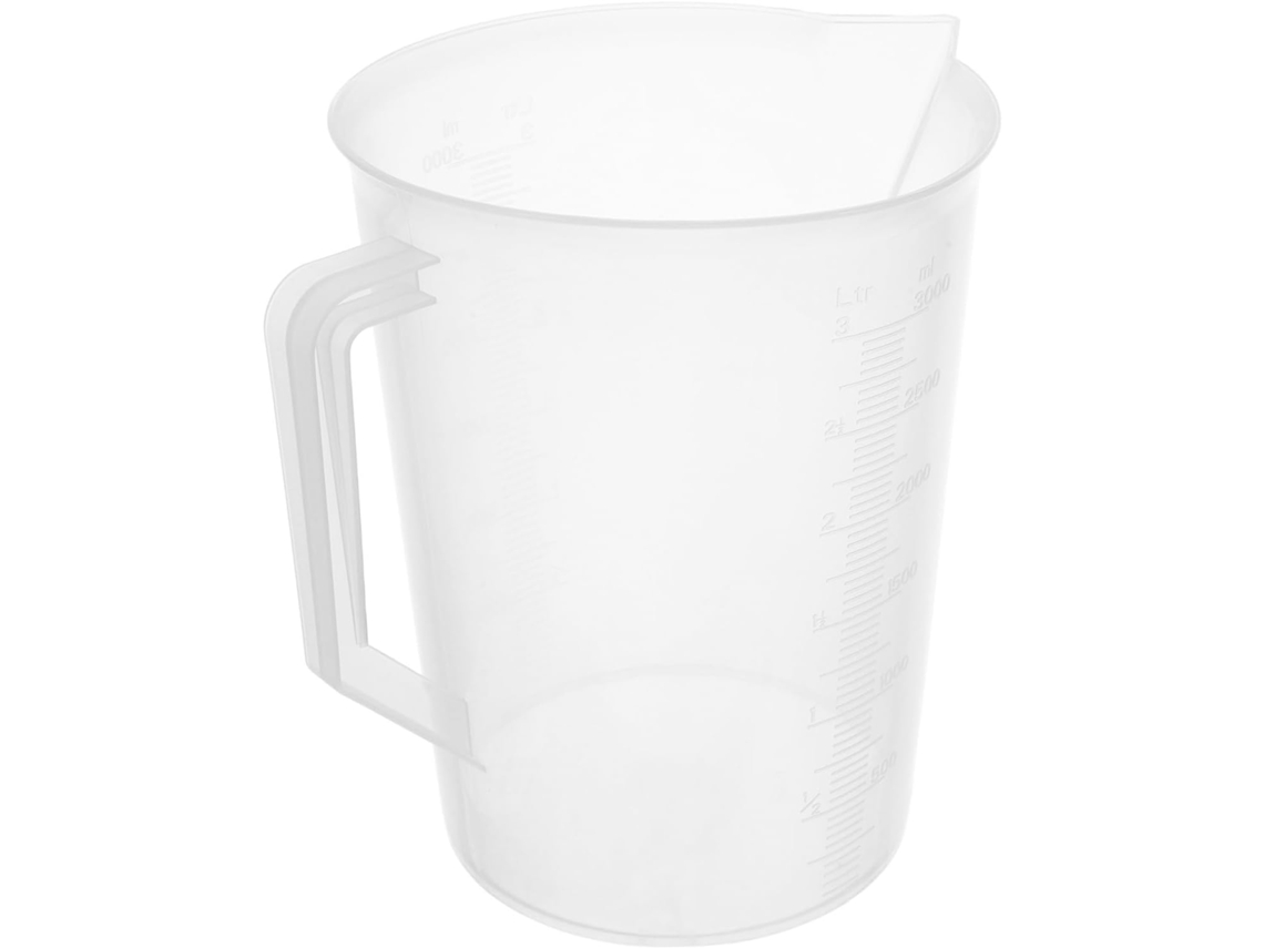Recipiente, Vaso Medidor Graduado Transparente Con Mango Ergonómico Para Aceite, Recipiente Multifuncional