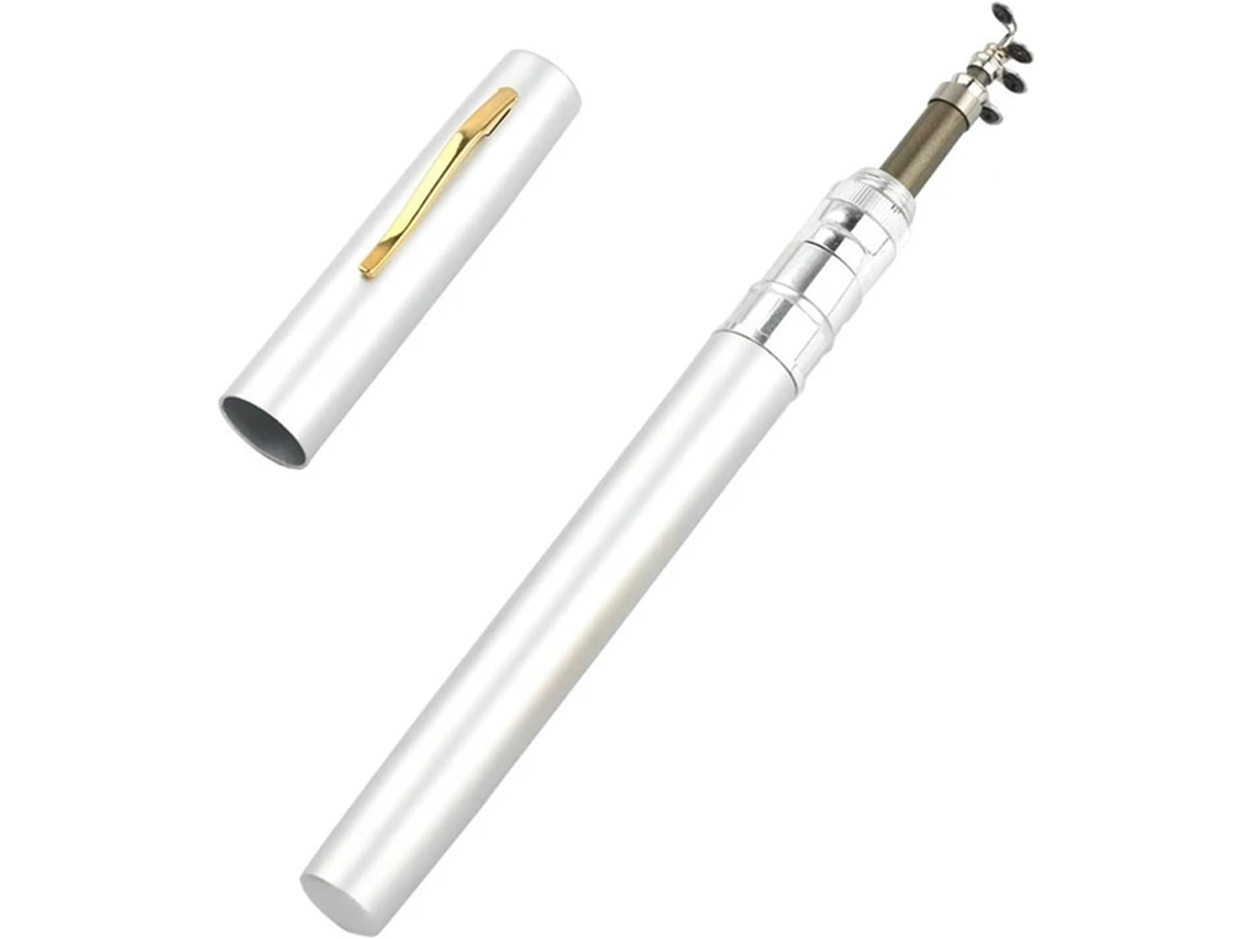 Caña De Pescar Acero Ultracorta 1 M, Ideal Para Pesca En Hielo., Resistente, Ligero, Portátil, Cómodo