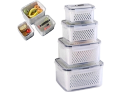 Contenedores para frutas y verduras en el refrigerador | Organizadores para refrigerador, Contenedores para frutas Gokoco