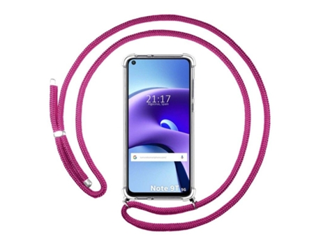 Carcasa Xiaomi Redmi Note 9T 5G TUMUNDOSMARTPHONE Colgante Rosa
